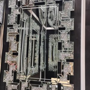 Diamond Crush Crystal Effect Alice Mirror