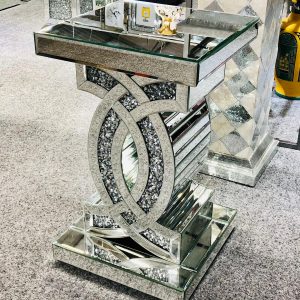 Crushed Diamond CC Side Table