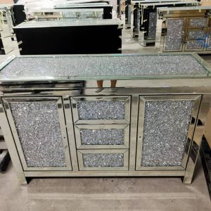 Crushed Diamond Large Sideboard
