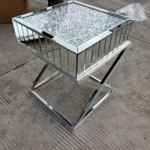 Crushed Diamond Venice Side Table