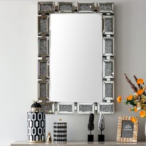 Diamond Crush Crystal Effect Sienna Mirror